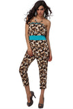Army Biege Romper - waistshaper
