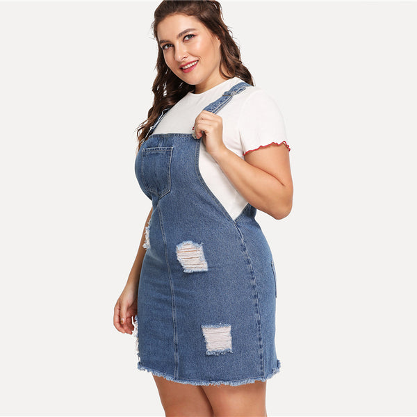 Summer Straps Sleeveless Ripped Clothing