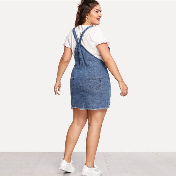 Summer Straps Sleeveless Ripped Clothing
