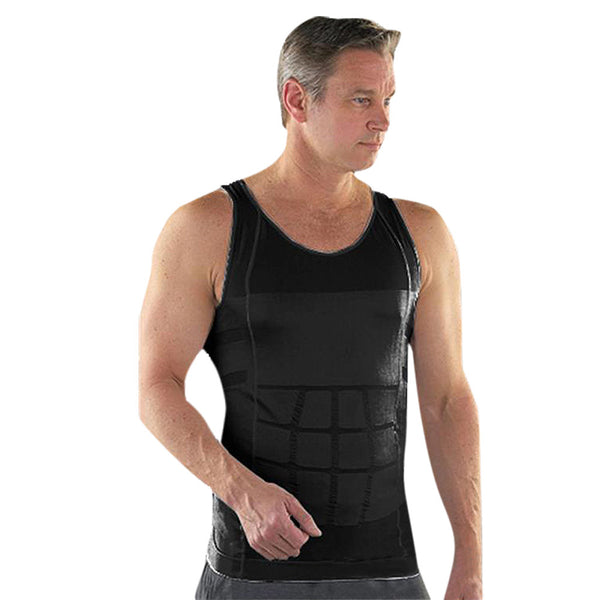 Black Tight Tank Vest Body Shaper - waistshaper