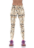 Sexy Lemur Printed Lady Sport Yoga Leggings - waistshaper